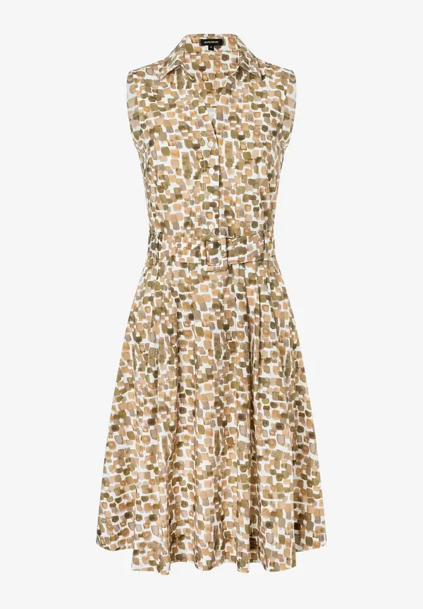 More & More ärmelloses Hemdblusenkleid, Tupfen-Print, Sommer-Kollektion Super Rabatt