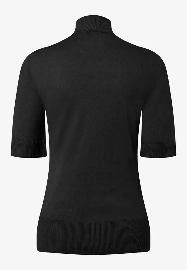 More & More Kurzarm-Pullover mit Kaschmir, schwarz, Frühjahrs-Kollektion Speichern exportieren