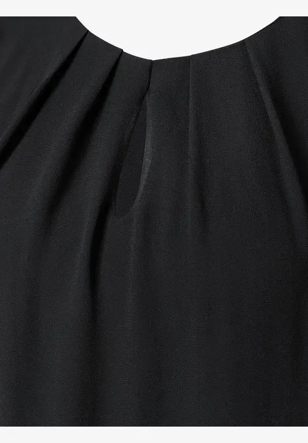 More & More Chiffon Blusentop, schwarz, Frühjahrs-Kollektion Im Verkauf