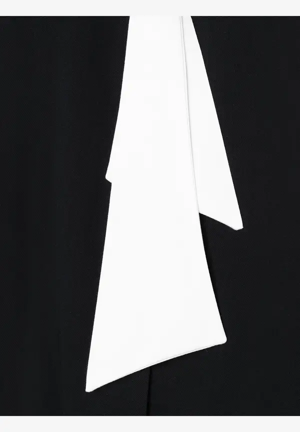 More & More Bluse mit kontrastfarbigem Schalkragen, Sommer-Kollektion Rabatte dieses Monats