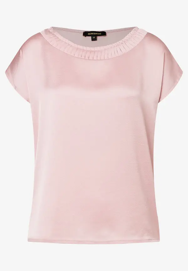 More & More Shirt mit Satinfront, rose blush 2025