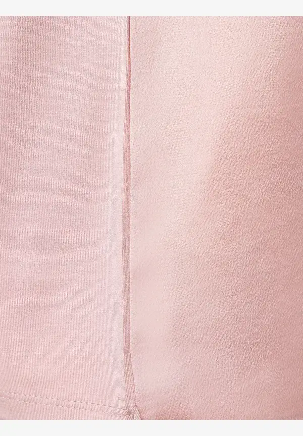 More & More Shirt mit Satinfront, rose blush 2025