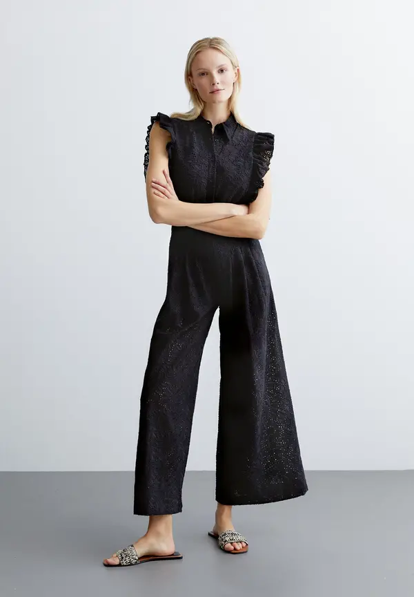 More & More Spitzen-Overall, schwarz, Sommer-Kollektion Online