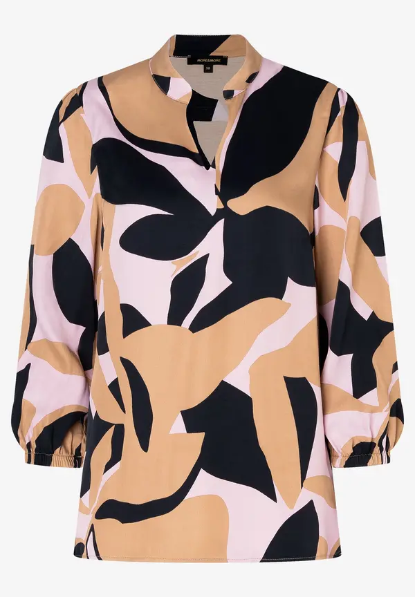 More & More Satinprint Bluse Schlussverkauf