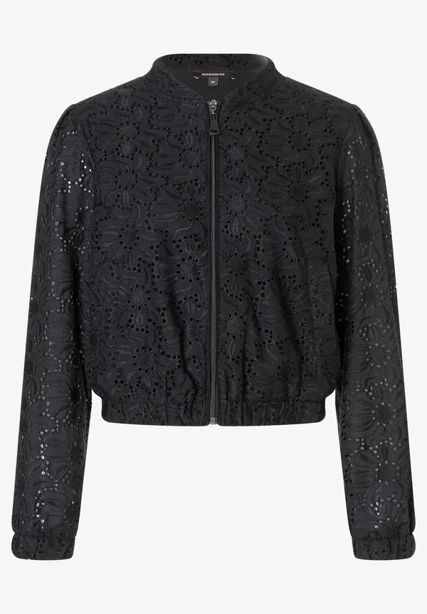 More & More Spitzen-Blouson, schwarz, Sommer-Kollektion Blitzverkäufe