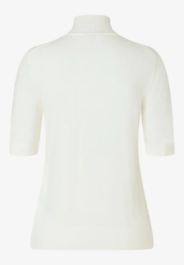 More & More Kurzarm-Pullover mit Kaschmir, ecru, Frühjahrs-Kollektion Kostenloser Versand
