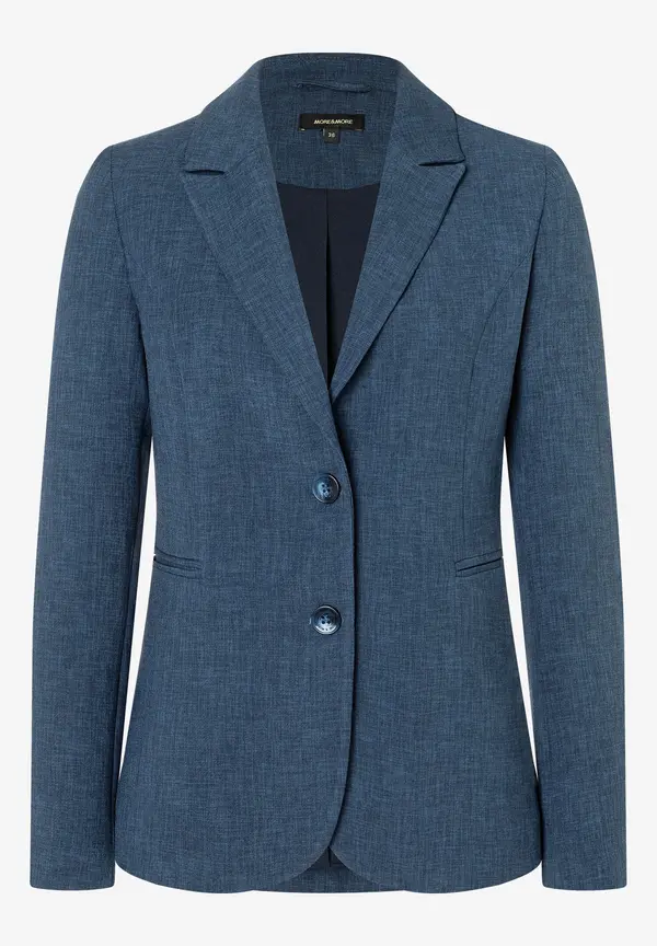 More & More Blazer, blau melange Günstig kaufen
