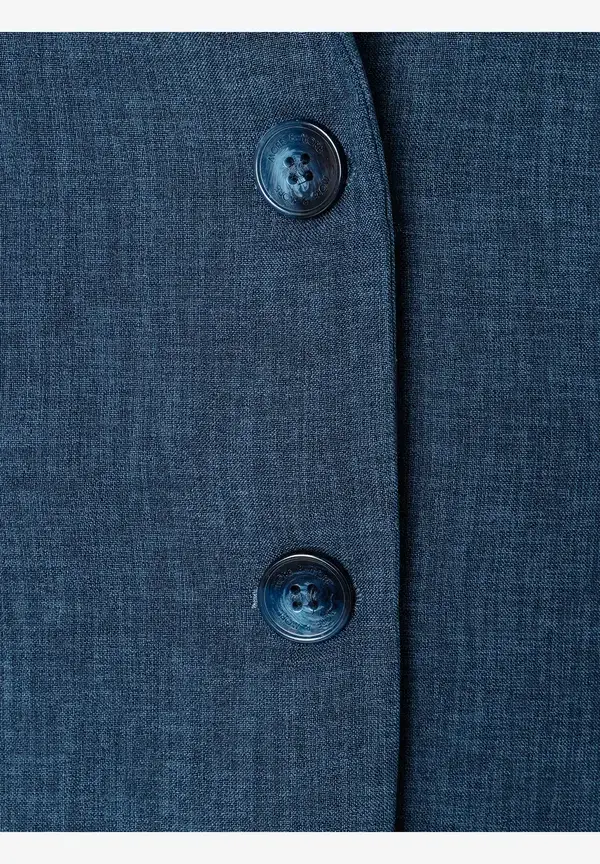 More & More Blazer, blau melange Günstig kaufen