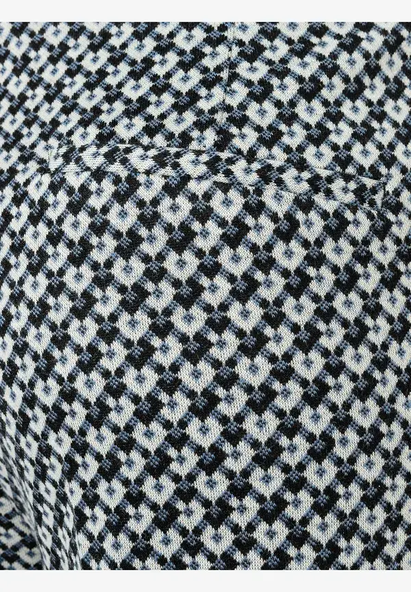 More & More Jerseyhose, Mini-Jacquard Versandkostenfrei