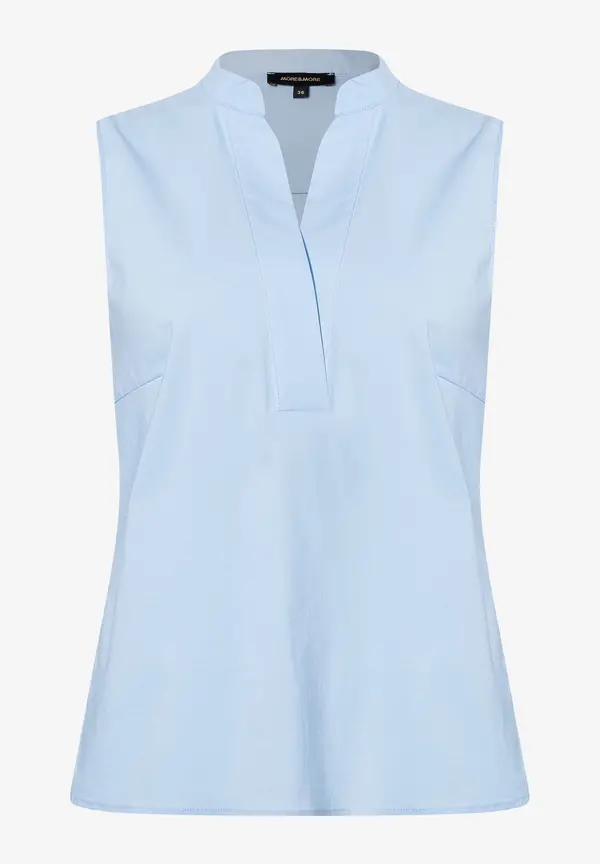 More & More Blusentop, hellblau, Sommer-Kollektion Begrenztes Angebot
