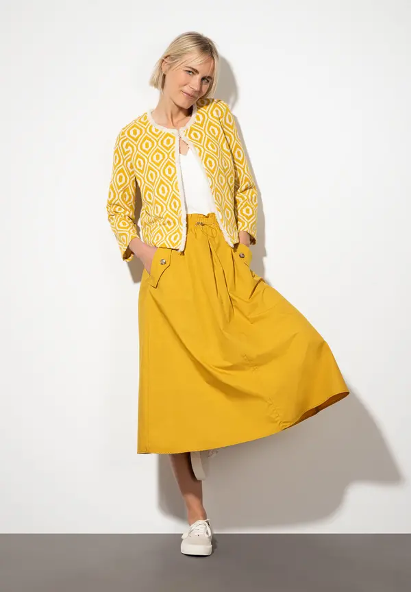 More & More Jerseyjacke, Jacquard, Sommer-Kollektion Neueste Mode