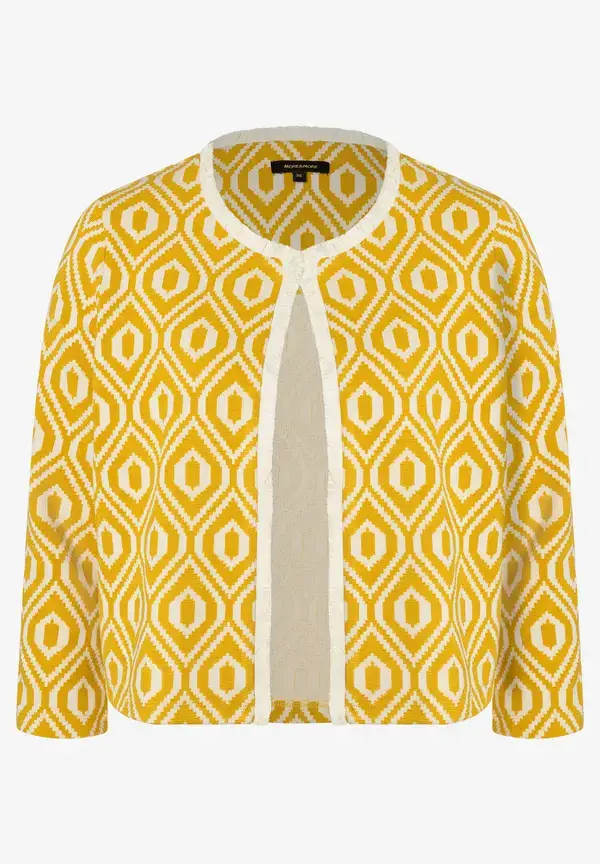 More & More Jerseyjacke, Jacquard, Sommer-Kollektion Neueste Mode