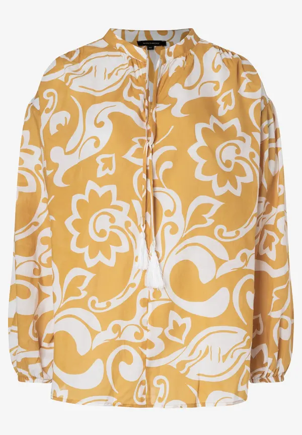 More & More Baumwollbluse, gelb/weiß, Sommer-Kollektion Exklusive Angebote