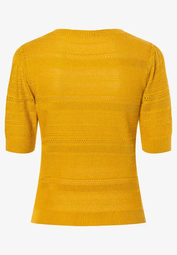 More & More Ajour Pullover, warm sunglow, Sommer-Kollektion Große Rabatte