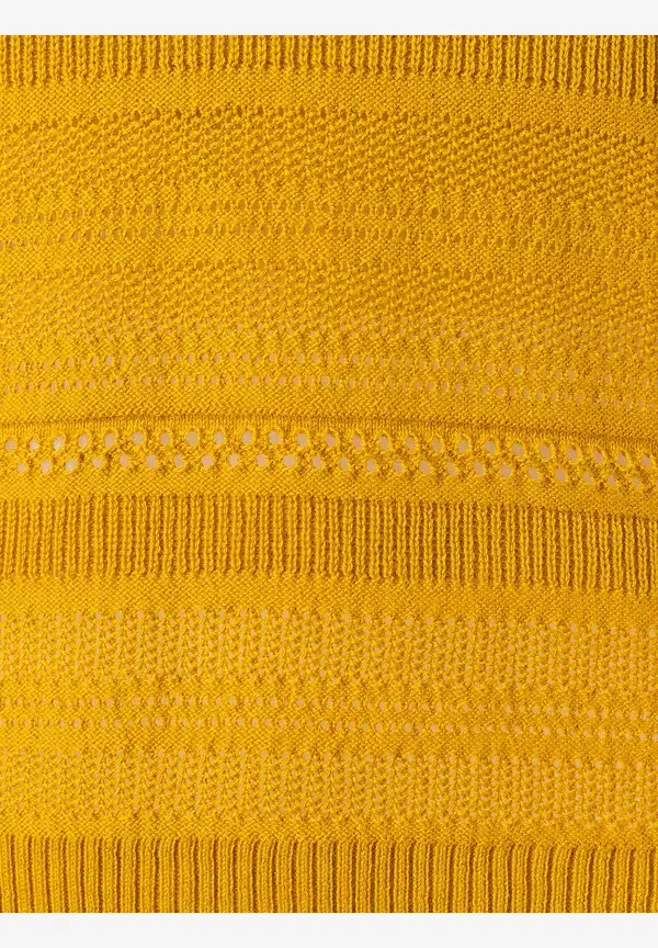 More & More Ajour Pullover, warm sunglow, Sommer-Kollektion Große Rabatte