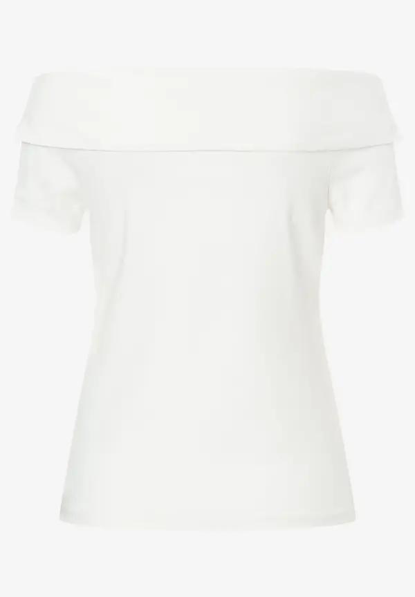 More & More Carmenshirt, ecru, Sommer-Kollektion Neuheiten