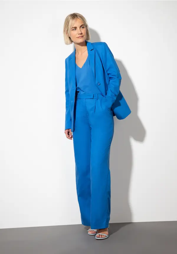 More & More Leinen/Lyocell Blazer, magic blue, Sommer-Kollektion VIP-Rabatte