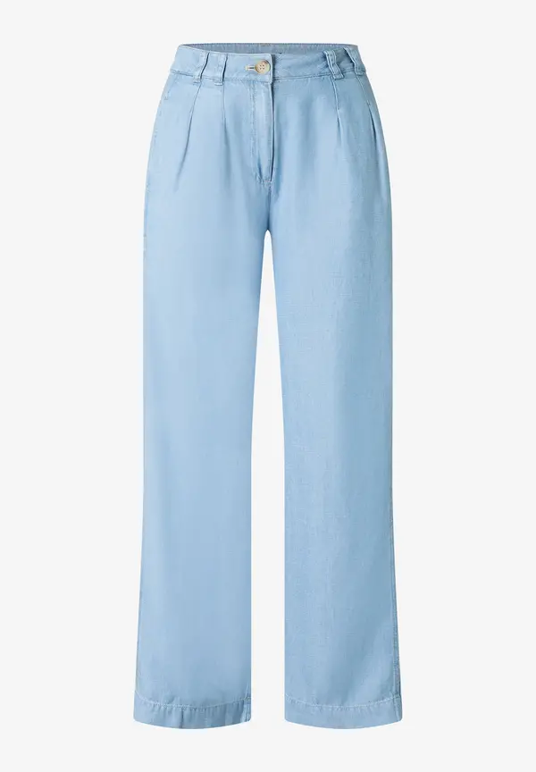 More & More weite Jeans, light blue denim, Sommer-Kollektion Kostenlose Rückgabe