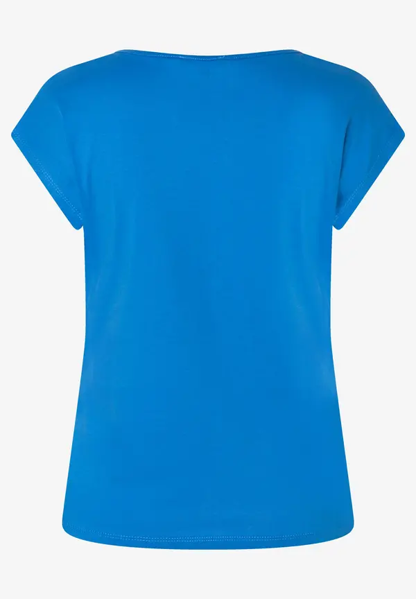 More & More T-Shirt mit Steinchen-Applikation, magic blue, Sommer-Kollektion Begrenzte Freigabe