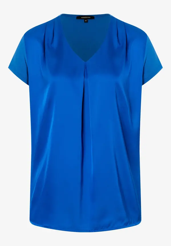 More & More Blusenshirt, magic blue, Sommer-Kollektion Zeitbegrenzte Promotion