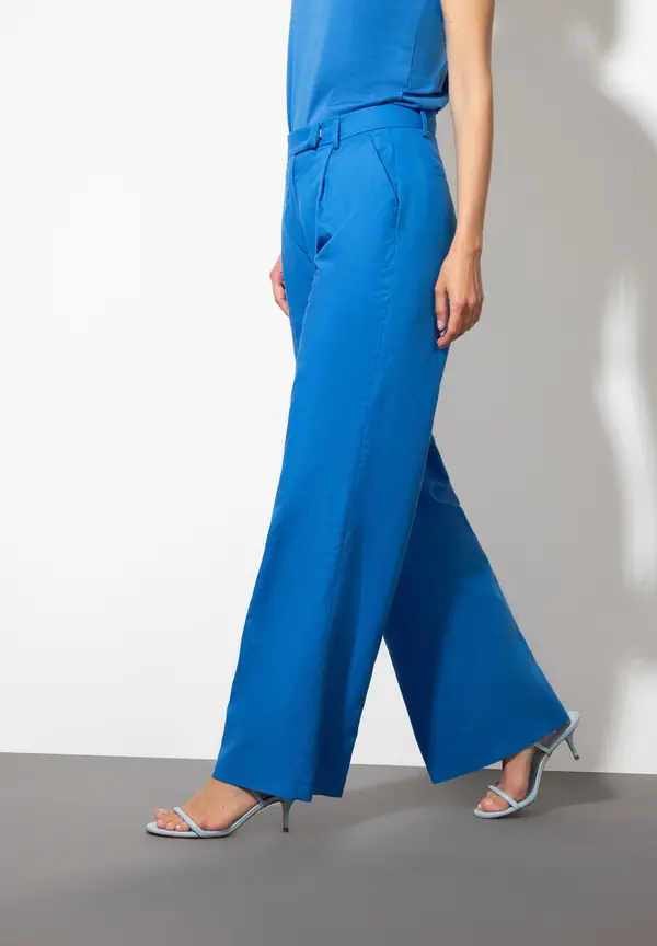 More & More Leinen/Lyocell Hose, magic blue, Sommer-Kollektion Bis zu 65% Rabatt