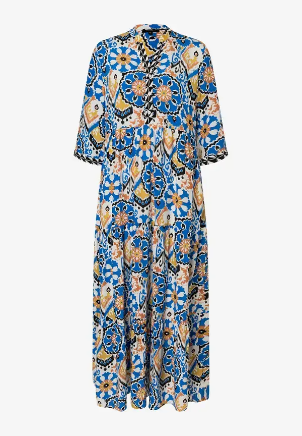 More & More langes Tunikakleid, Ornament-Print, Sommer-Kollektion Nur für heute