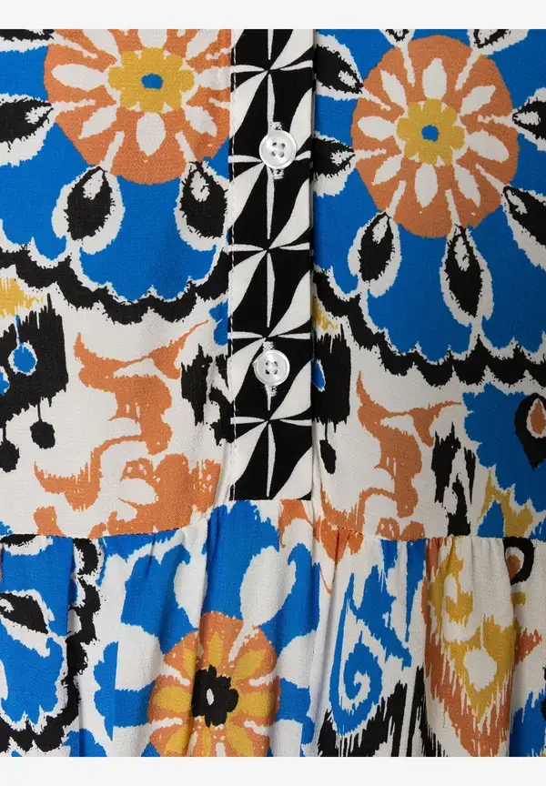 More & More langes Tunikakleid, Ornament-Print, Sommer-Kollektion Nur für heute