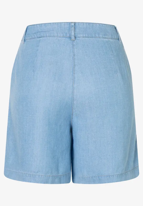 More & More weite Lyocell Shorts, denim blue, Sommer-Kollektion Sonderangebot der Fabrik