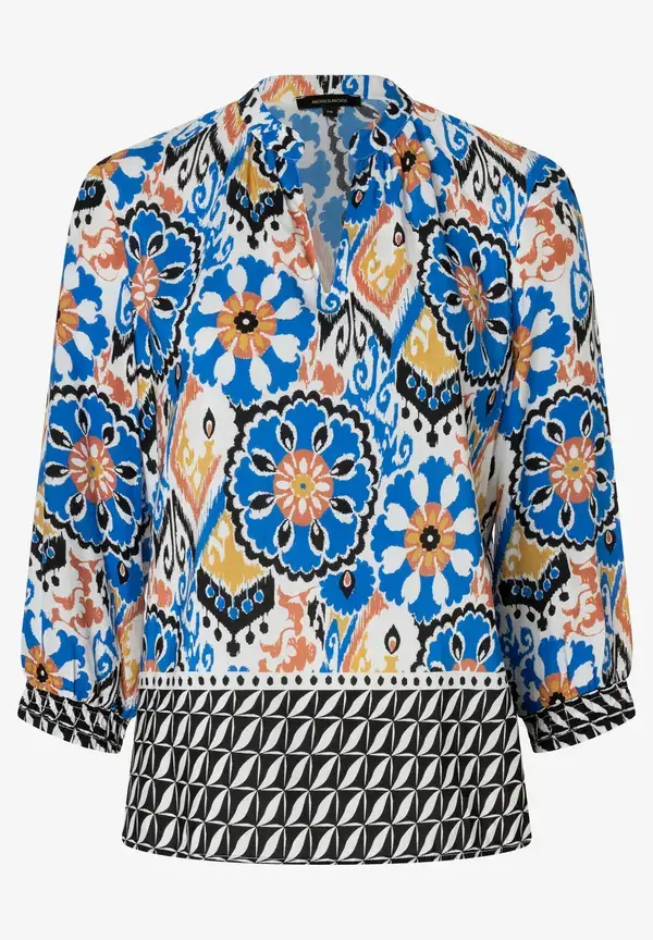 More & More Viskosebluse, Ornament-Print, Sommer-Kollektion Nur noch ein Tag übrig