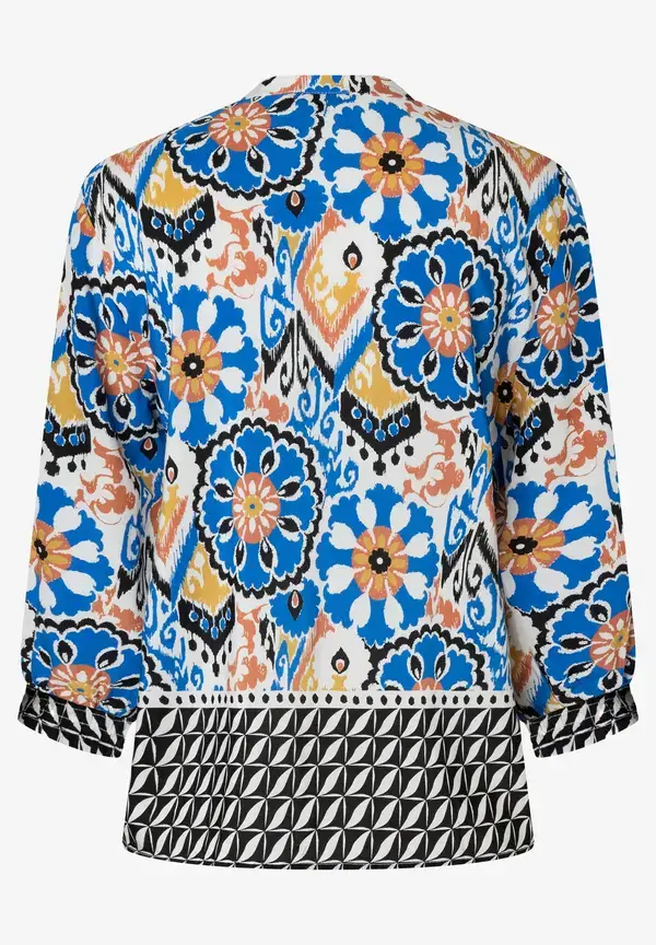 More & More Viskosebluse, Ornament-Print, Sommer-Kollektion Nur noch ein Tag übrig