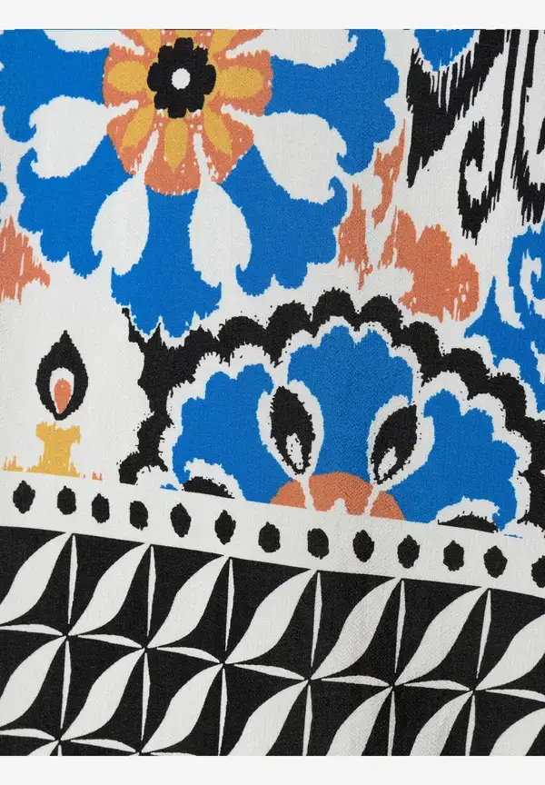More & More Viskosebluse, Ornament-Print, Sommer-Kollektion Nur noch ein Tag übrig