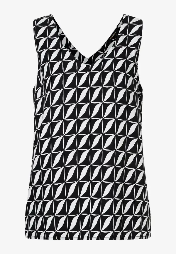 More & More Blusentop, grafischer Print, Sommer-Kollektion Kostenloser Versand international
