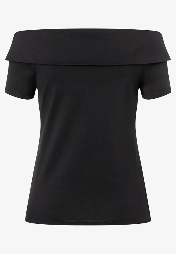 More & More Carmenshirt, schwarz, Sommer-Kollektion Outlet
