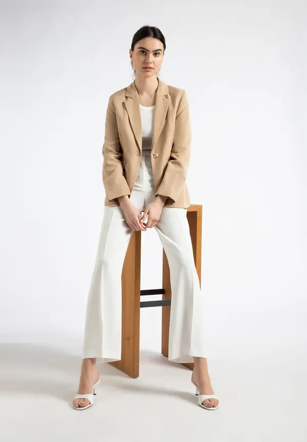 More & More Blazer, soft toffee, Sommer-Kollektion Angebote