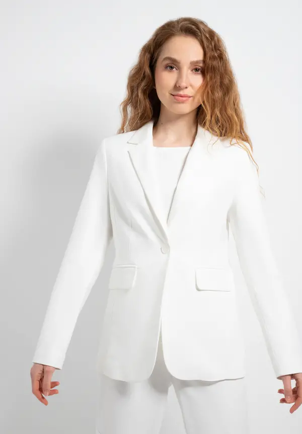 More & More Blazer, ecru, Sommer-Kollektion Fabrikverkauf