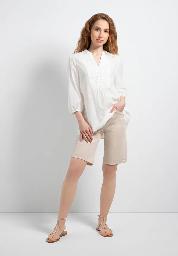More & More Tunika, offwhite, Sommer-Kollektion Fabrikpreis