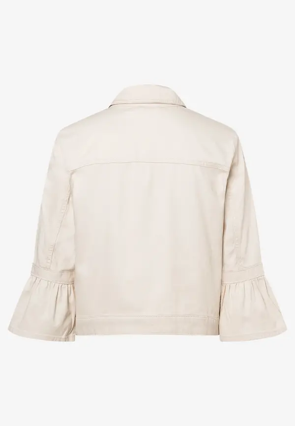 More & More Colored Denim Jacke, sand, Sommer-Kollektion Begrenztes Angebot