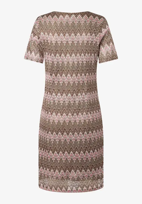More & More Ajour Jerseykleid, Zick-Zack Dessin, Sommer-Kollektion Exklusivangebot