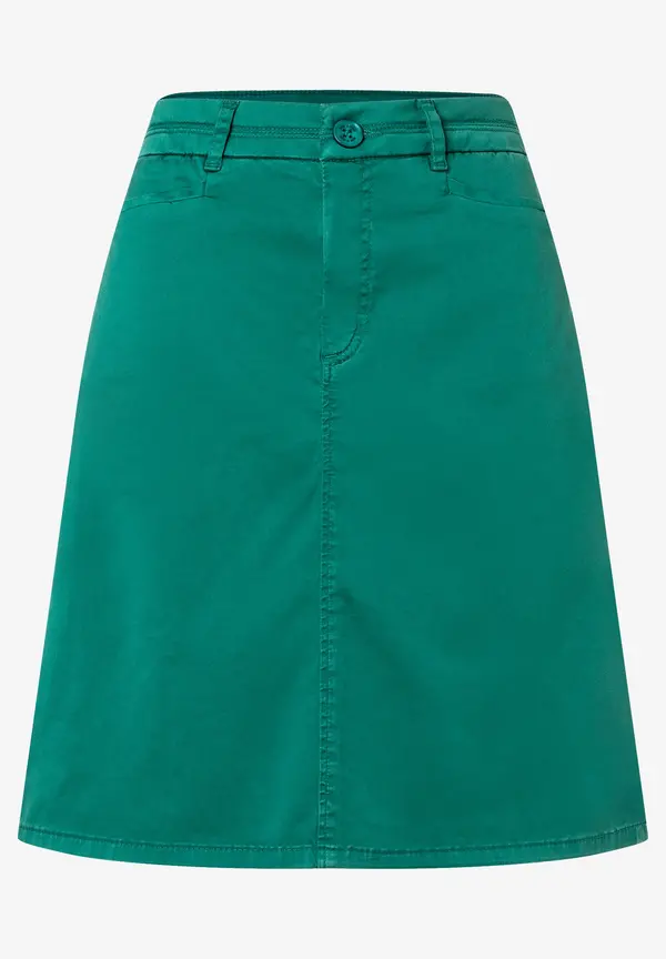 More & More Baumwoll/Stretch Rock, summergarden green, Sommer-Kollektion Sonderangebote