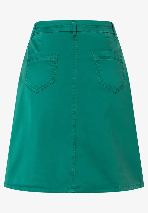 More & More Baumwoll/Stretch Rock, summergarden green, Sommer-Kollektion Sonderangebote