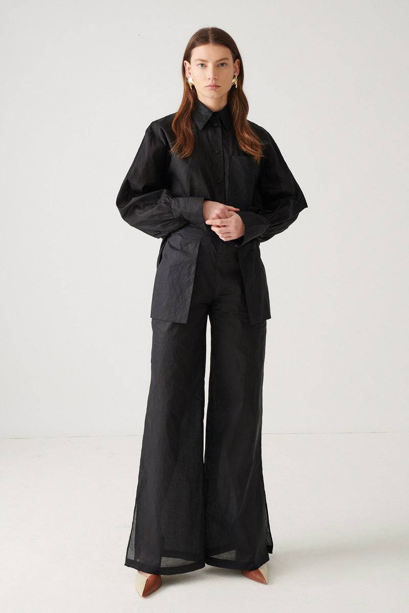 Mykke Hofmann Cotton Organza Shirt Lyla Super Rabatt