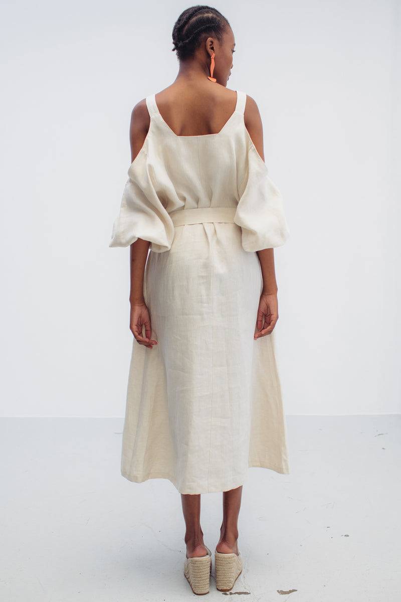 Mykke Hofmann Leinenkleid Kippie Begrenzt auf 3 Tage