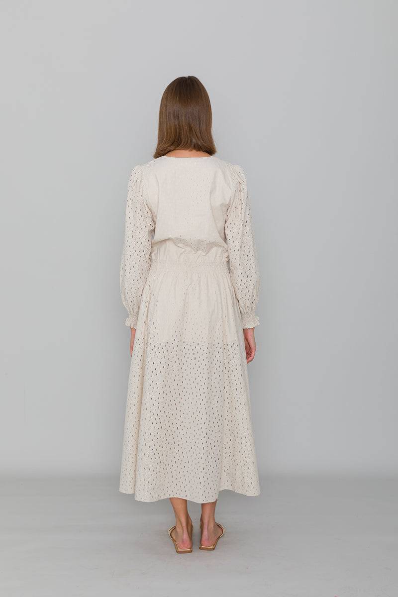 Mykke Hofmann Spitzenkleid Korva aus Bio-Baumwolle Limitierter Zeitrabatt