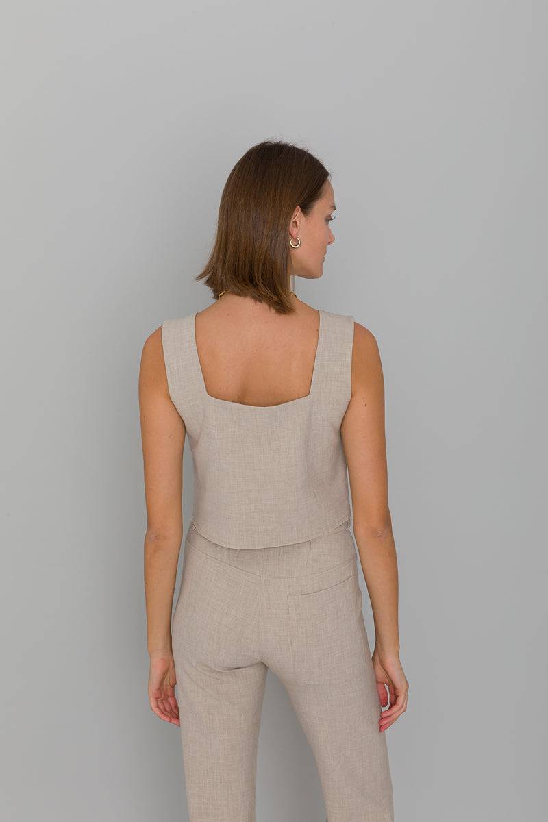 Mykke Hofmann Ecovero Crop-Top Tyra Sonderangebot