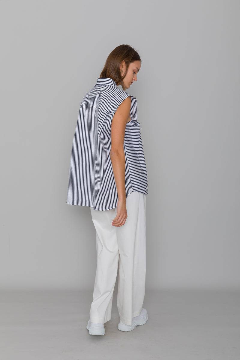 Mykke Hofmann Bluse Loraine aus Bio-Baumwollpopeline Bis zu 50% Rabatt
