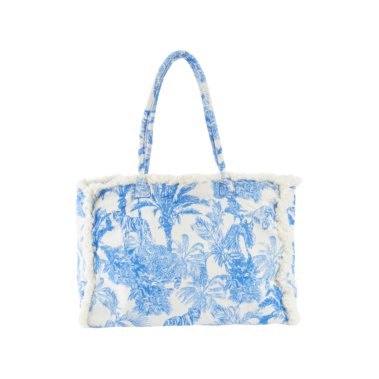 Nitzsche Accessoires Canvas Shopper in Dschungeloptik mit Stoffhenkel Bis zu 55% Rabatt