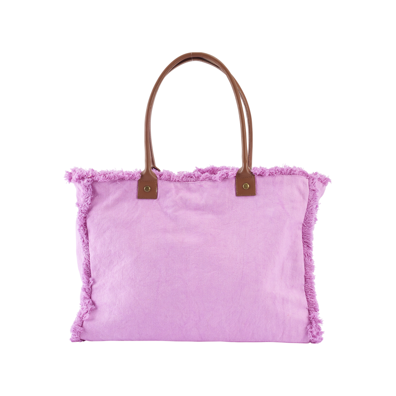 Nitzsche Accessoires Canvas Shopper mit Henkel in Lederoptik und Innentaschen Riesige Rabatte