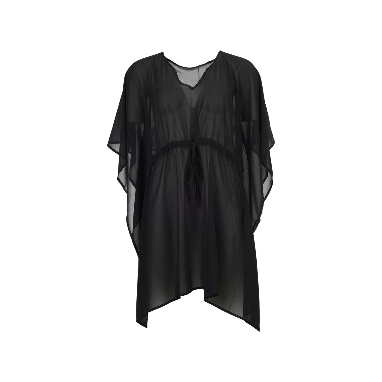 Nitzsche Accessoires Strandkleid mit sommerlichem Druck mit V-Ausschnitt Kostenloser Versand international