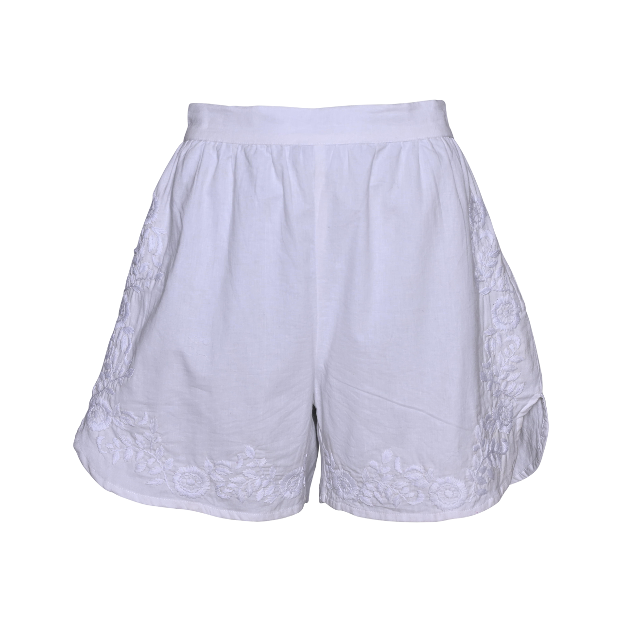 Nitzsche Accessoires Strandshorts mit Blumenstickerei und Teildehnbund 50% Rabatt für begrenzte Zeit