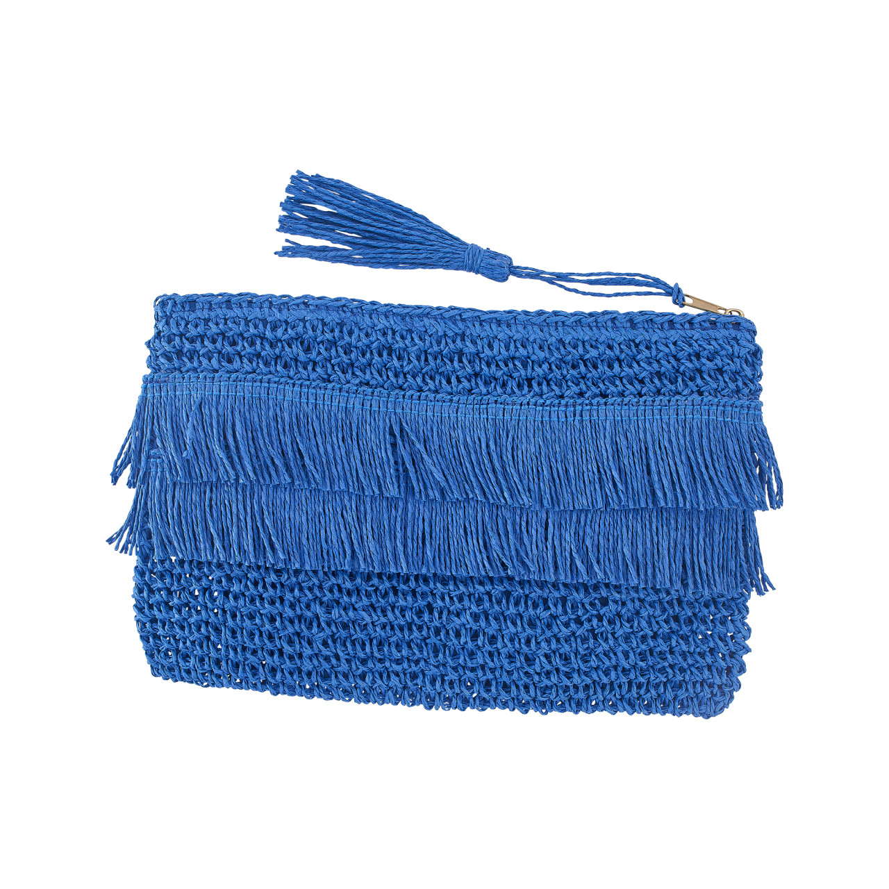 Nitzsche Accessoires Dekorative Clutch mit Fransen Dekor und Quaste 2025